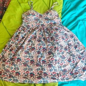 Floral cotton summer dress